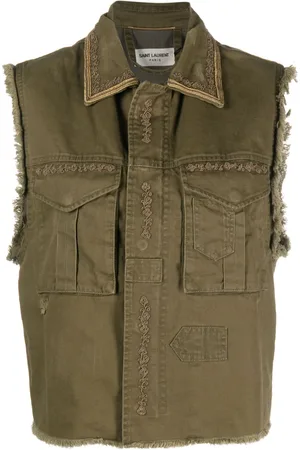 Saint Laurent Bestickte Weste
