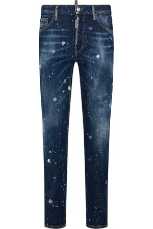 Dsquared2 Skinny-Jeans mit Farbklecks-Print