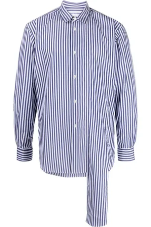 Comme des Garçons Gestreiftes Hemd im Layering-Look
