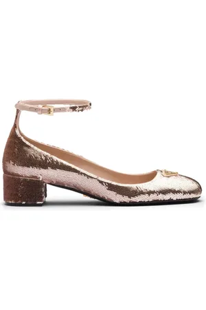 Prada Pumps mit dreieckigem Logo 35mm
