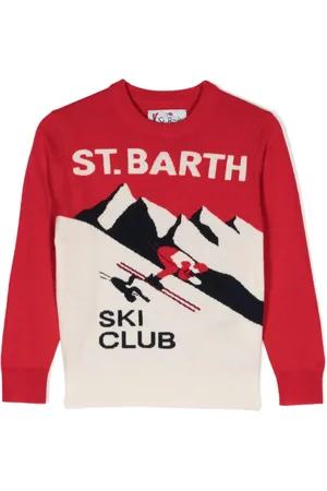 MC2 SAINT BARTH Postcard Pullover mit Jacquardmuster