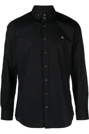 Vivienne Westwood Popeline-Hemd mit Orb-Stickerei