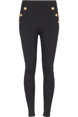 Balmain Gestrickte 6-Button Leggings
