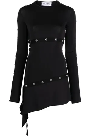 The Attico Asymmetrisches Kleid mit Nieten