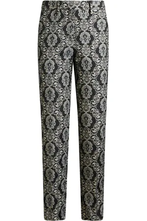 Etro Hose aus floralem Brokat