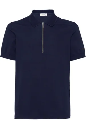 Salvatore Ferragamo Poloshirt mit Reißverschluss