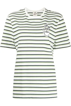 Café Kitsuné T-Shirt mit "Coffee Cup"-Print