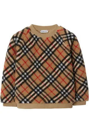 Burberry Fleece-Sweatshirt mit Vintage-Check