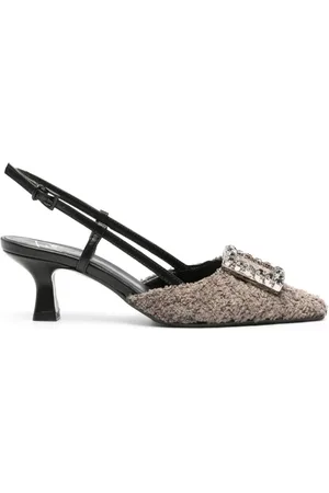 ROBERTO FESTA Stefi Slingback-Pumps mit Kristallen 60mm
