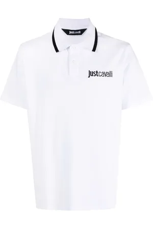 Roberto Cavalli Poloshirt mit Logo-Stickerei