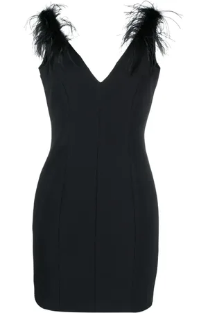 Pinko Kleid mit Federn