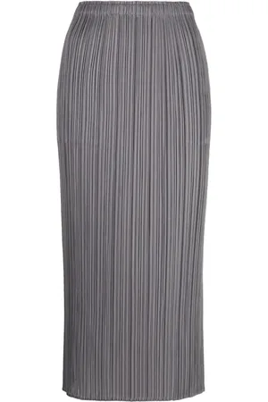 PLEATS PLEASE ISSEY MIYAKE Plissé high-waist midi skirt