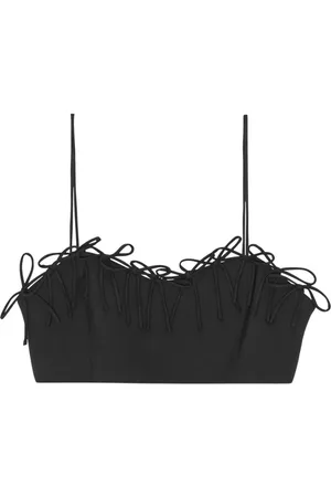 Ganni Drapey Cropped-Top