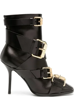 Moschino Stiefeletten mit Schnalle 105mm