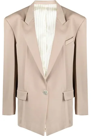 The Attico Einreihiger Glen Oversized-Blazer