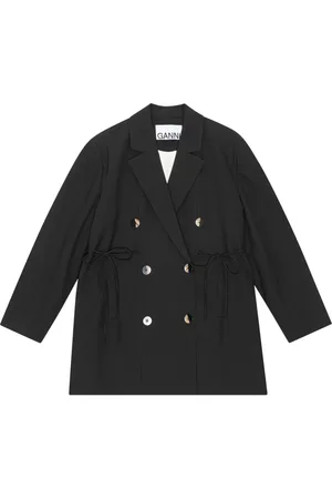 Ganni Doppelreihiger Oversized-Blazer