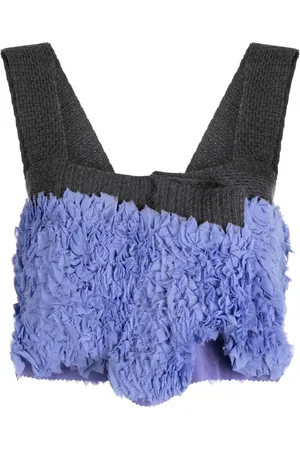 MERYLL ROGGE Cropped-Top mit Rüschen