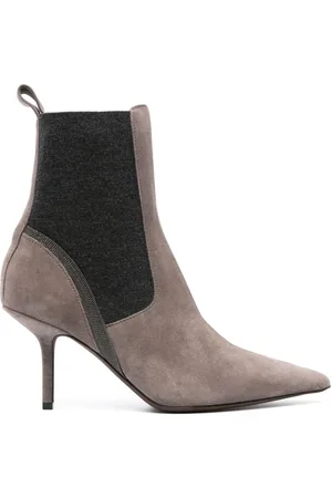 Brunello Cucinelli Stiefel mit Monili-Detail 85mm