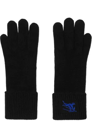 Burberry Gestrickte Handschuhe mit Ritteremblem