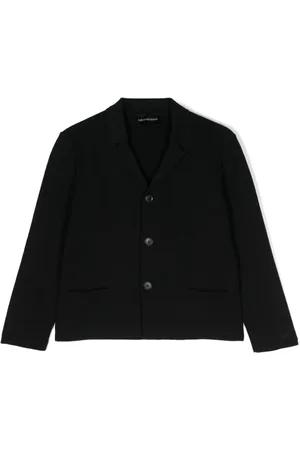 Emporio Armani Sakko mit Logo-Stickerei