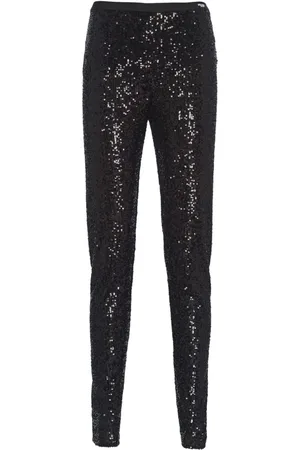 Prada Schmale Hose mit Pailletten