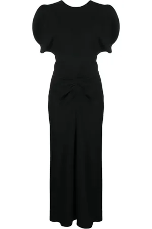 Victoria Beckham Midikleid mit geraffter Taille
