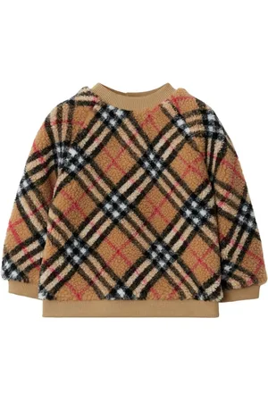 Burberry Fleecepullover mit Vintage-Check