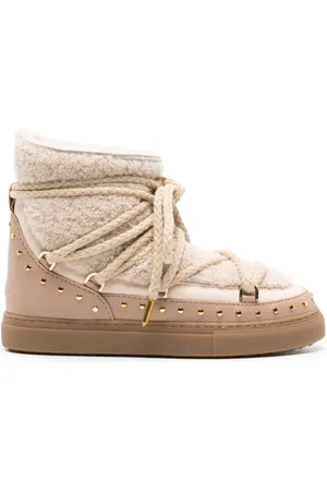 INUIKII Schnürstiefel mit Shearling