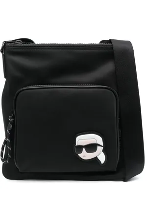 Karl Lagerfeld Ikon Umhängetasche mit Logo-Applikation