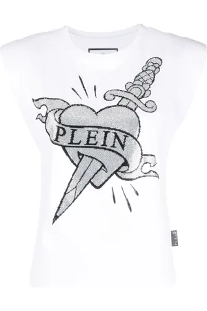 Philipp Plein Top mit Logo-Print