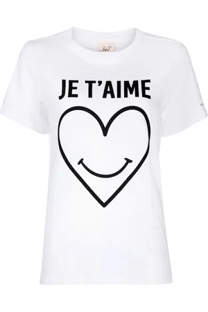 Cinq A Sept Smiling Heart T-Shirt
