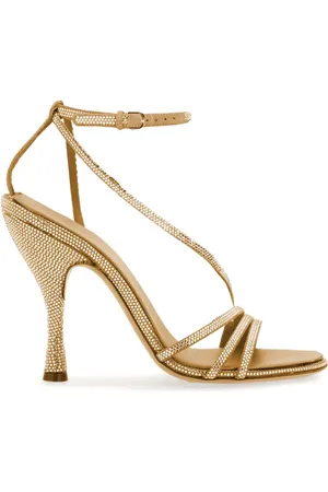 Salvatore Ferragamo Sandalen mit Kristallen 105mm