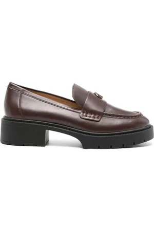 Coach Leah Loafer mit Logo-Schild 45mm