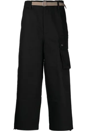 Spoonyard Cropped-Cargohose mit weitem Bein
