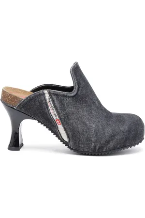 Diesel D-Woodstock W Jeans-Mules 80mm