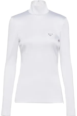 Prada Oberteil mit dreieckigem Logo