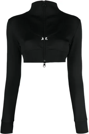 Courrèges Jacke mit Logo-Stickerei