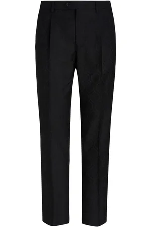 Etro Gerade Hose aus Paisley-Jacquard