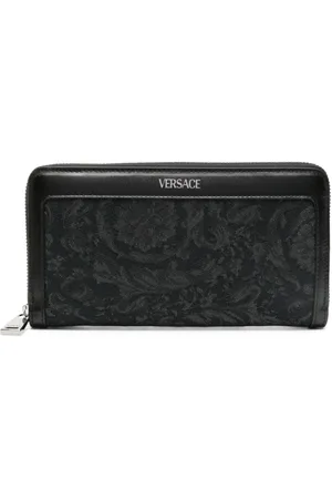 VERSACE Portemonnaie mit Barocco-Jacquardmuster