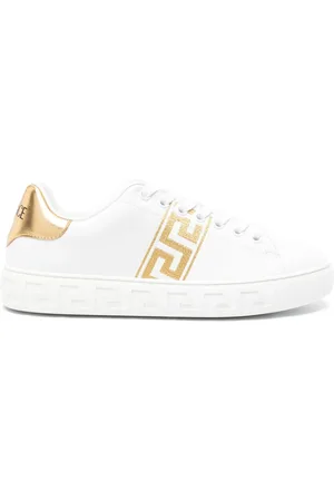 VERSACE Sneakers mit Greca-Stickerei