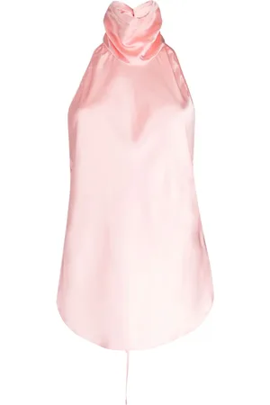 MATÉRIEL by Aleksandre Akhalkatsishvili Top aus Satin