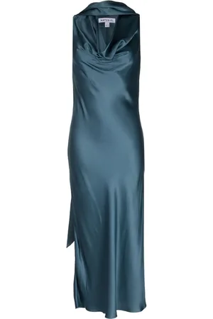 MATÉRIEL by Aleksandre Akhalkatsishvili Drapiertes Midikleid