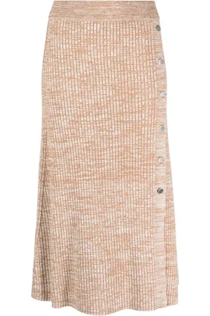 HUGO BOSS Midirock mit hohem Bund