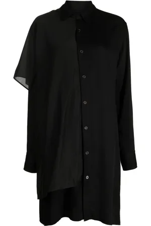 YOHJI YAMAMOTO Hemdkleid aus Satin