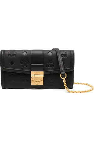 MCM Großes Tracy Portemonnaie mit Monogramm-Prägung