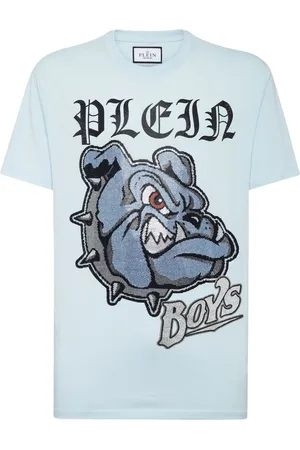 Philipp Plein T-Shirt mit Bulldogs-Print