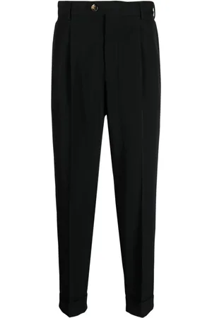 PT Torino Tapered-Hose mit Bundfalten
