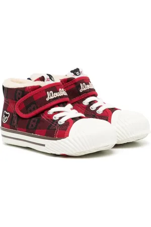 Miki House Sneakers mit Schottenkaro