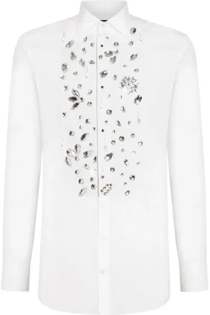 Dolce & Gabbana Hemd mit Strassverzierung