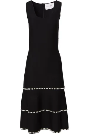 Carolina Herrera Midikleid mit U-Ausschnitt